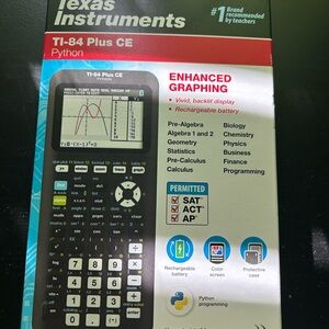 Texas Instruments TI-84 Plus CE Python Graphing Calculator
